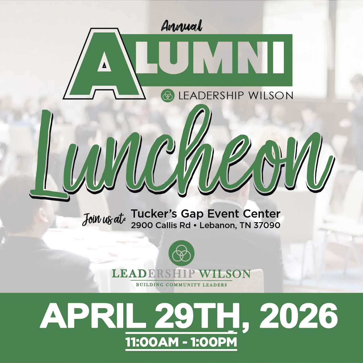 Leadership Wilson » Purchase 2026 Alumni Luncheon Ticket
